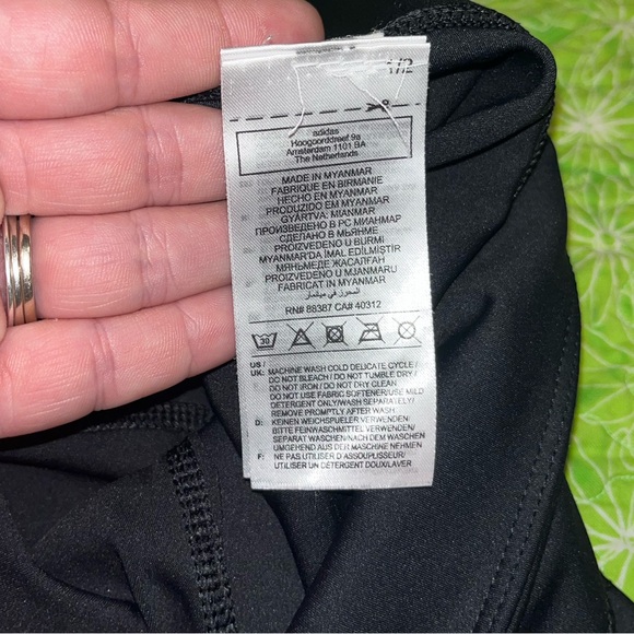 Adidas Black Volleyball shorts, size large, never worn, 4” inseam - Picture 8 of 8